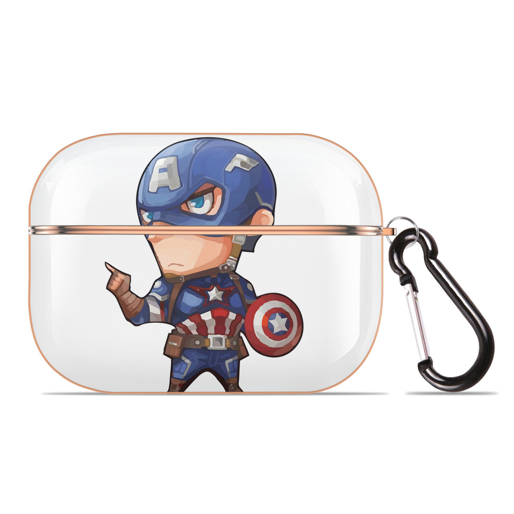 （画像用） アベンジャーズ The Avengers 【AirPods Pro用】ハードシェル保護ケース｜耐衝撃・防指紋・カラビナ付き商品仕様