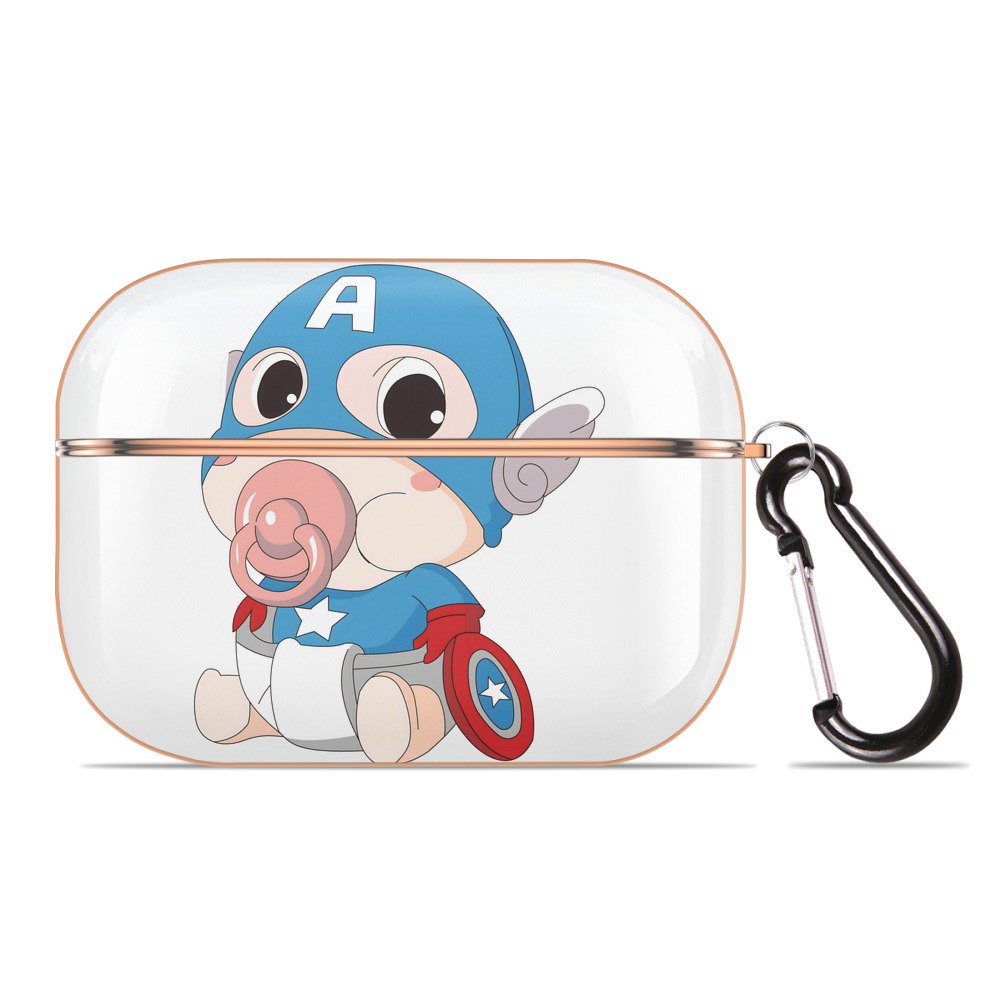 （画像用） アベンジャーズ The Avengers 【AirPods Pro用】ハードシェル保護ケース｜耐衝撃・防指紋・カラビナ付き商品仕様