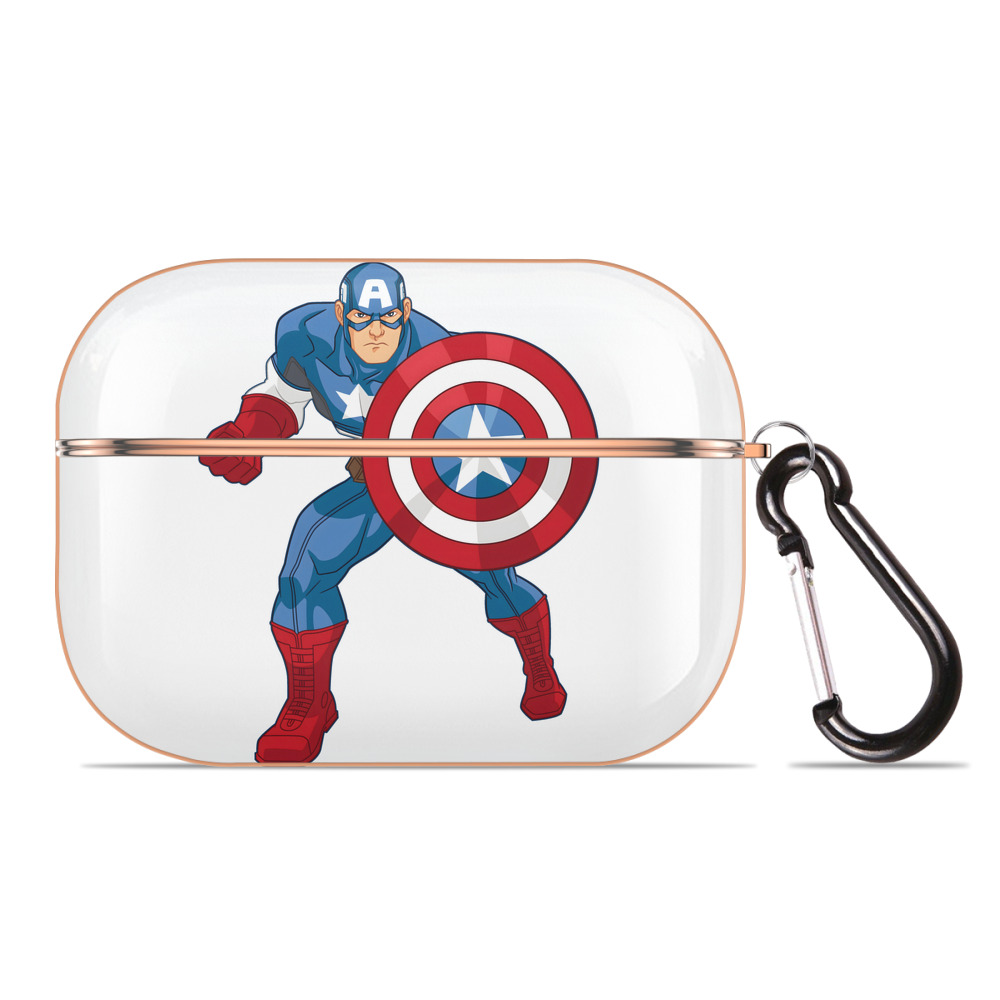 （画像用） アベンジャーズ The Avengers 【AirPods Pro用】ハードシェル保護ケース｜耐衝撃・防指紋・カラビナ付き商品仕様