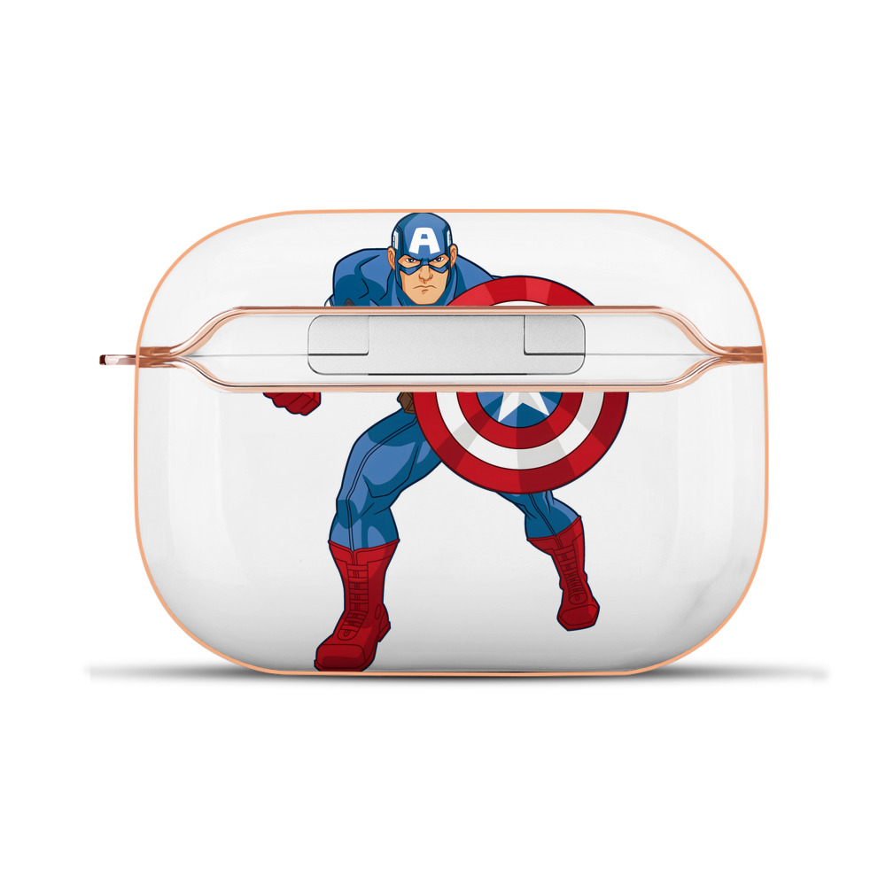 （画像用） アベンジャーズ The Avengers 【AirPods Pro用】ハードシェル保護ケース｜耐衝撃・防指紋・カラビナ付き商品仕様