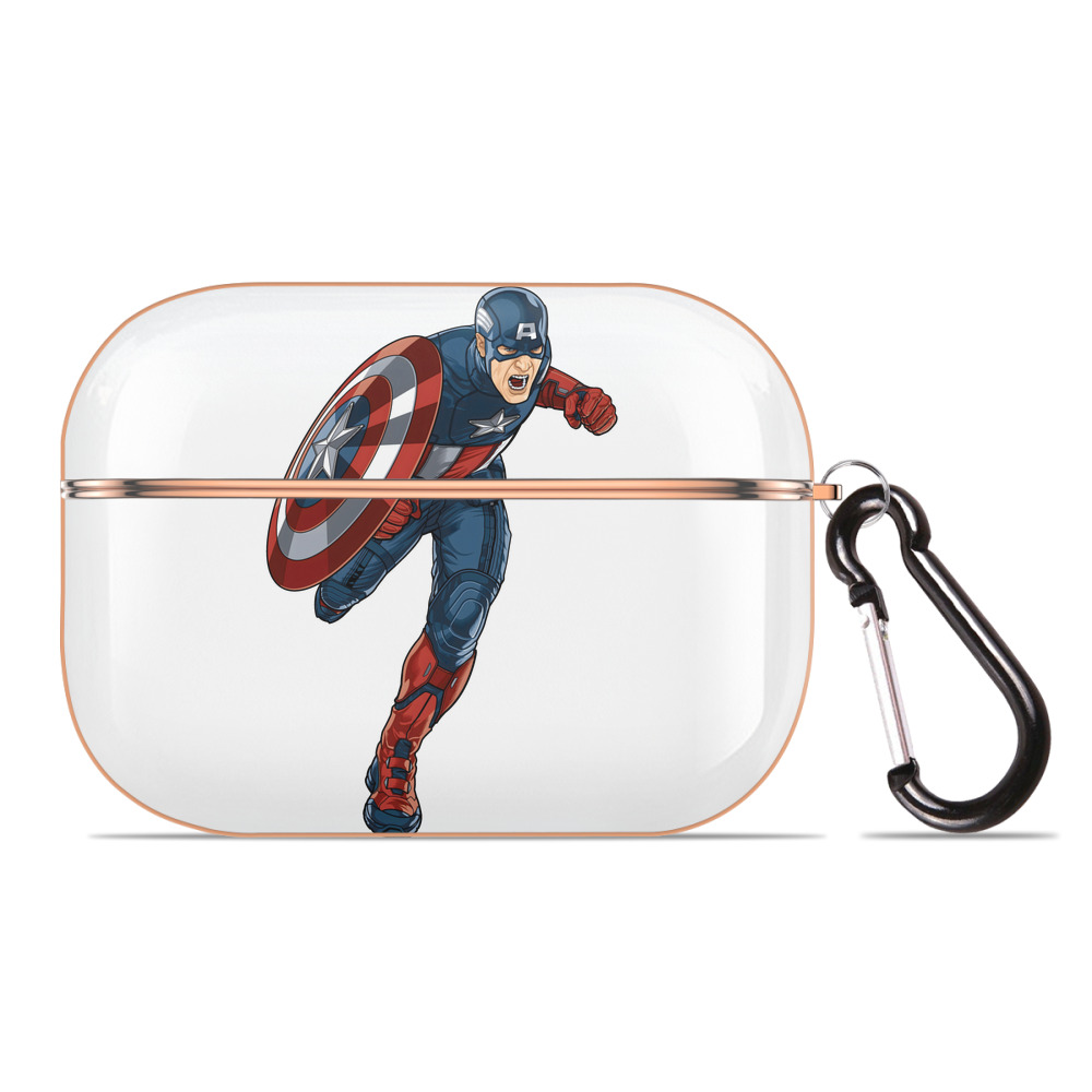 （画像用） アベンジャーズ The Avengers 【AirPods Pro用】ハードシェル保護ケース｜耐衝撃・防指紋・カラビナ付き商品仕様