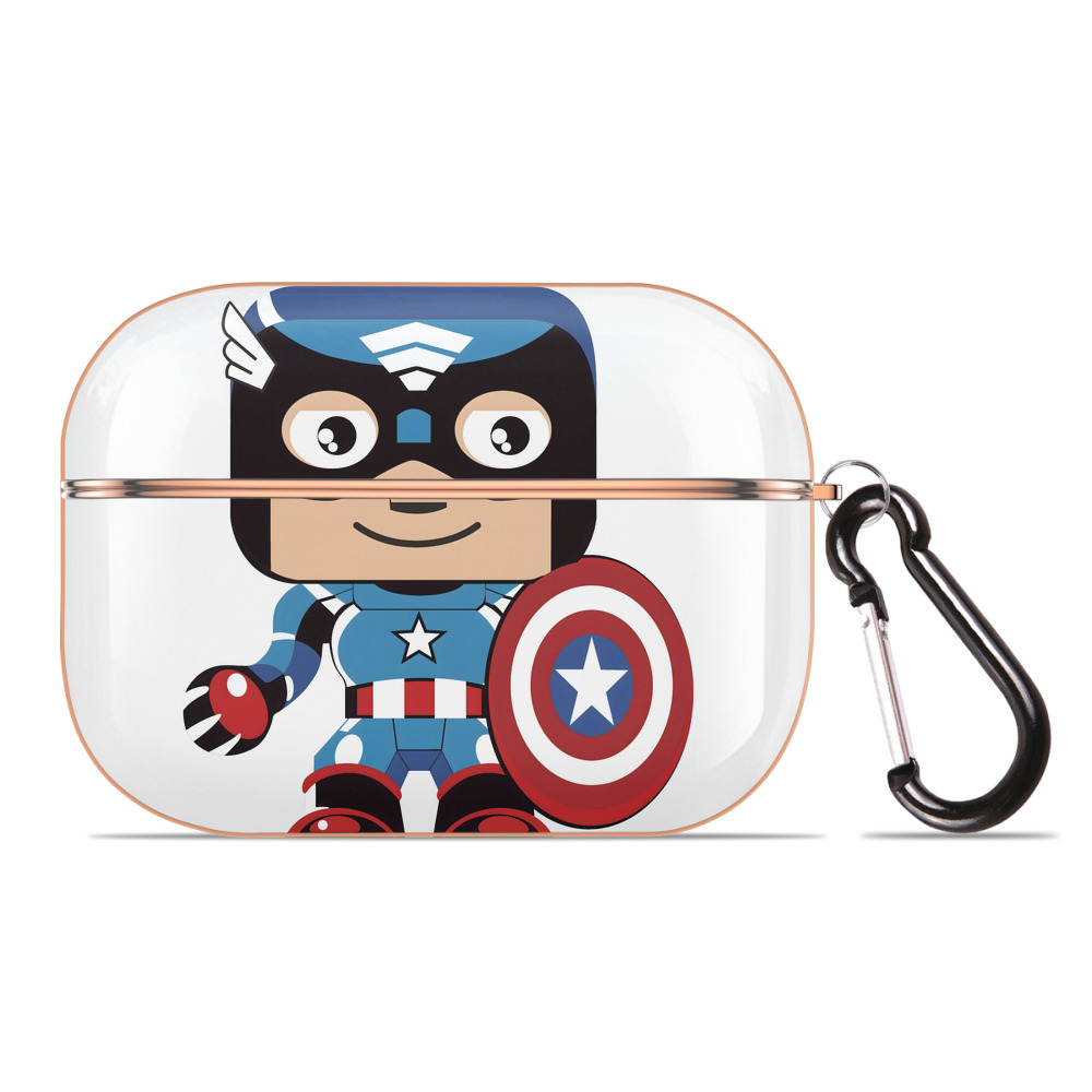 （画像用） アベンジャーズ The Avengers 【AirPods Pro用】ハードシェル保護ケース｜耐衝撃・防指紋・カラビナ付き商品仕様