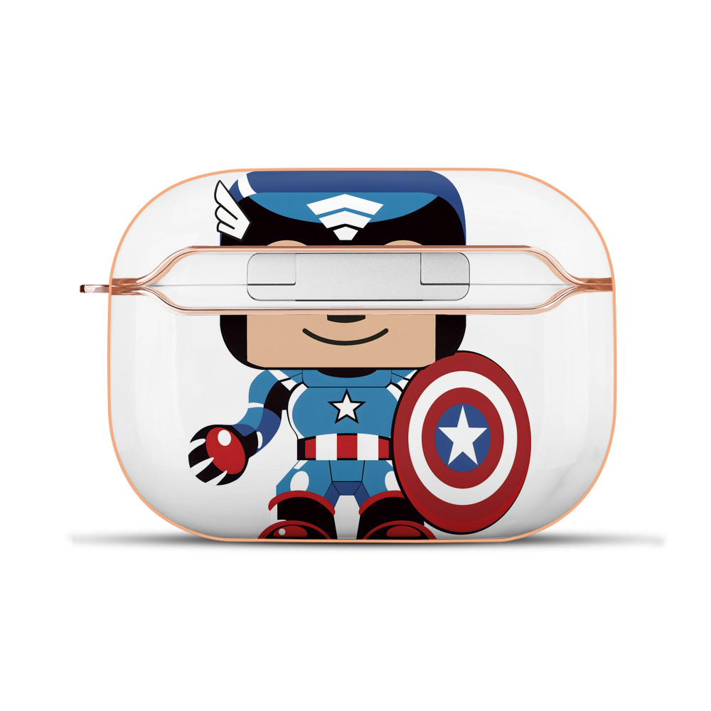 （画像用） アベンジャーズ The Avengers 【AirPods Pro用】ハードシェル保護ケース｜耐衝撃・防指紋・カラビナ付き商品仕様