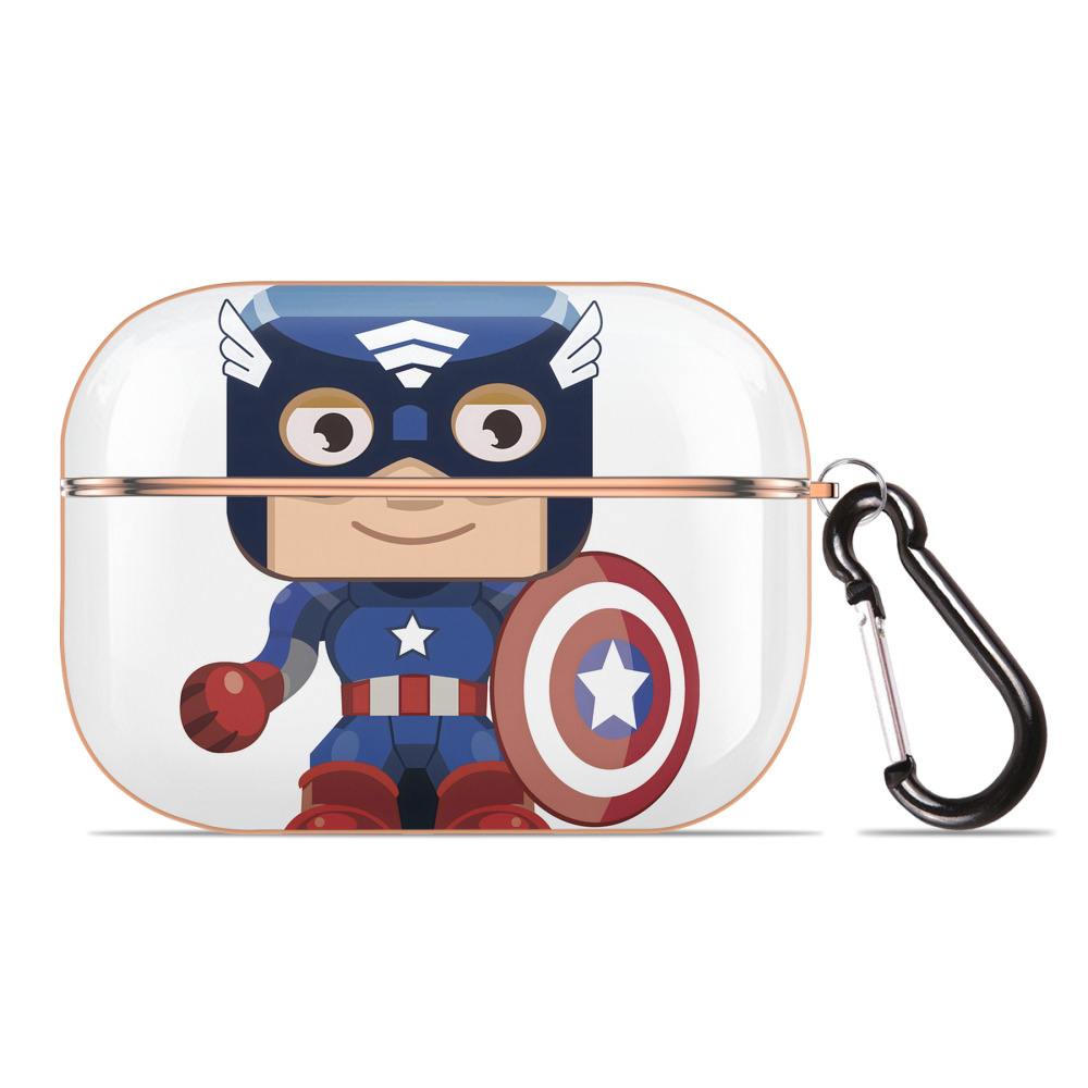 （画像用） アベンジャーズ The Avengers 【AirPods Pro用】ハードシェル保護ケース｜耐衝撃・防指紋・カラビナ付き商品仕様