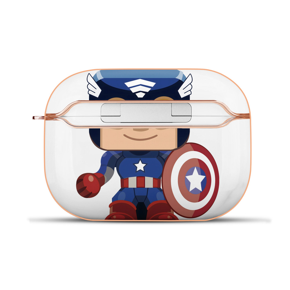 （画像用） アベンジャーズ The Avengers 【AirPods Pro用】ハードシェル保護ケース｜耐衝撃・防指紋・カラビナ付き商品仕様