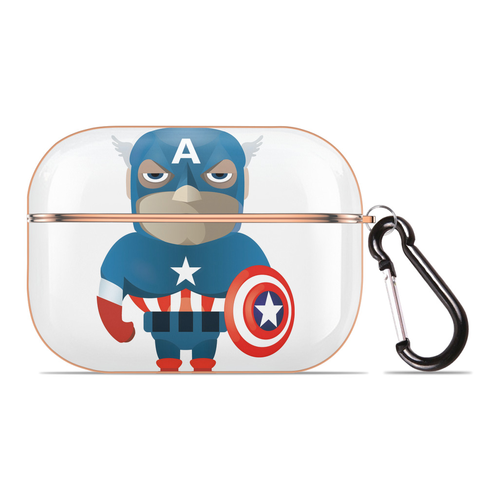 （画像用） アベンジャーズ The Avengers 【AirPods Pro用】ハードシェル保護ケース｜耐衝撃・防指紋・カラビナ付き商品仕様