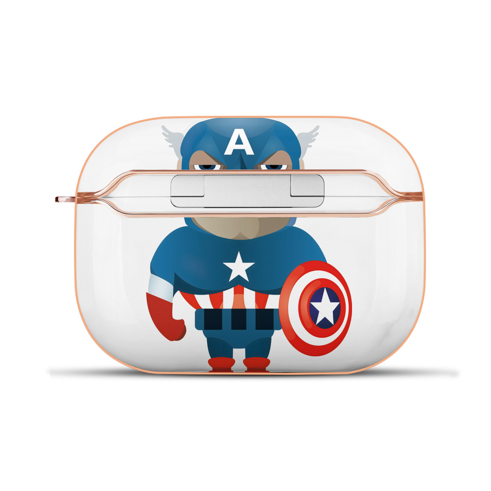 （画像用） アベンジャーズ The Avengers 【AirPods Pro用】ハードシェル保護ケース｜耐衝撃・防指紋・カラビナ付き商品仕様