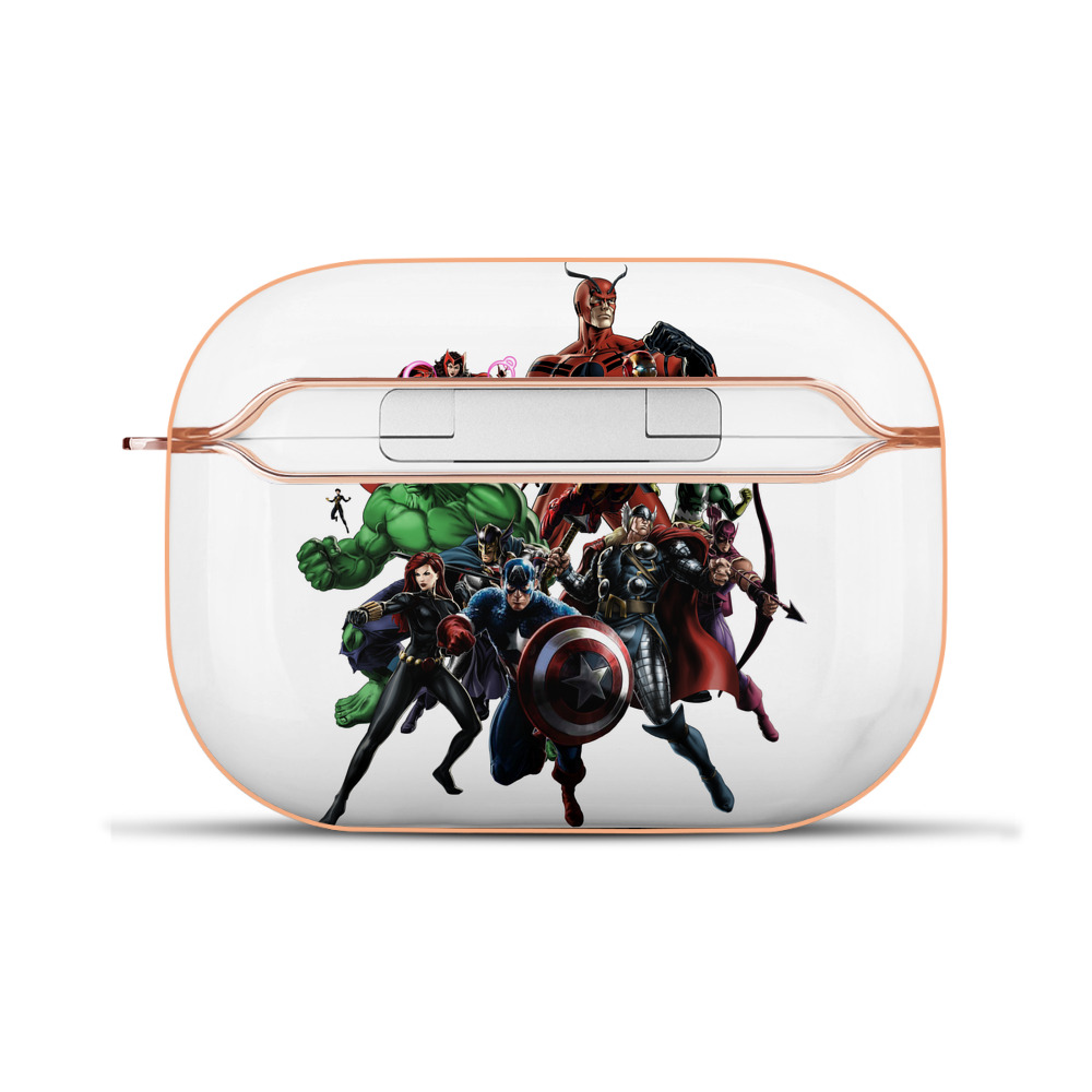 （画像用） アベンジャーズ The Avengers 【AirPods Pro用】ハードシェル保護ケース｜耐衝撃・防指紋・カラビナ付き商品仕様