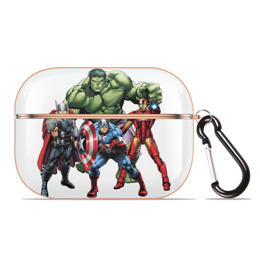 （画像用） アベンジャーズ The Avengers 【AirPods Pro用】ハードシェル保護ケース｜耐衝撃・防指紋・カラビナ付き商品仕様