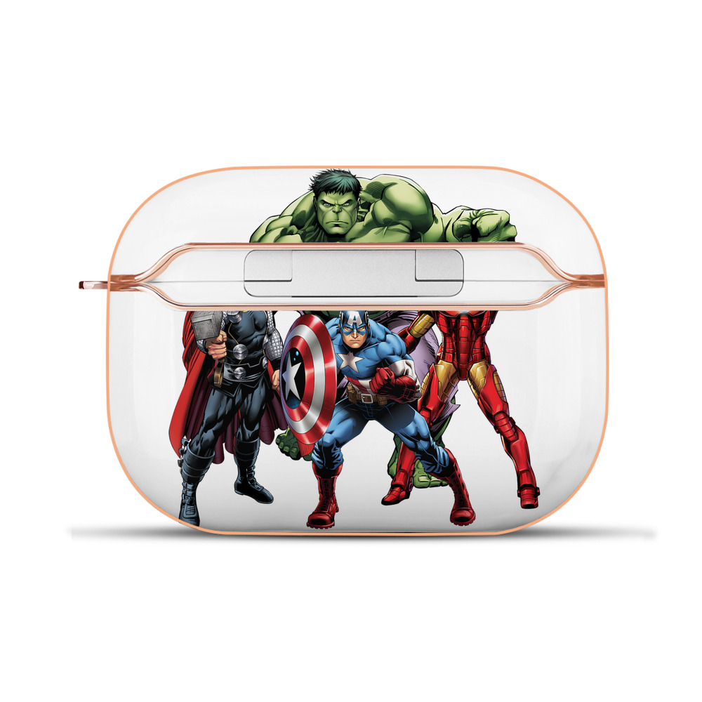 （画像用） アベンジャーズ The Avengers 【AirPods Pro用】ハードシェル保護ケース｜耐衝撃・防指紋・カラビナ付き商品仕様