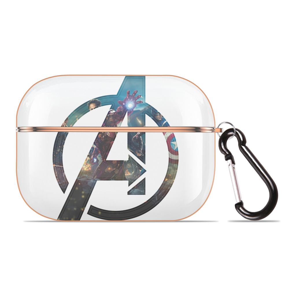（画像用） アベンジャーズ The Avengers 【AirPods Pro用】ハードシェル保護ケース｜耐衝撃・防指紋・カラビナ付き商品仕様