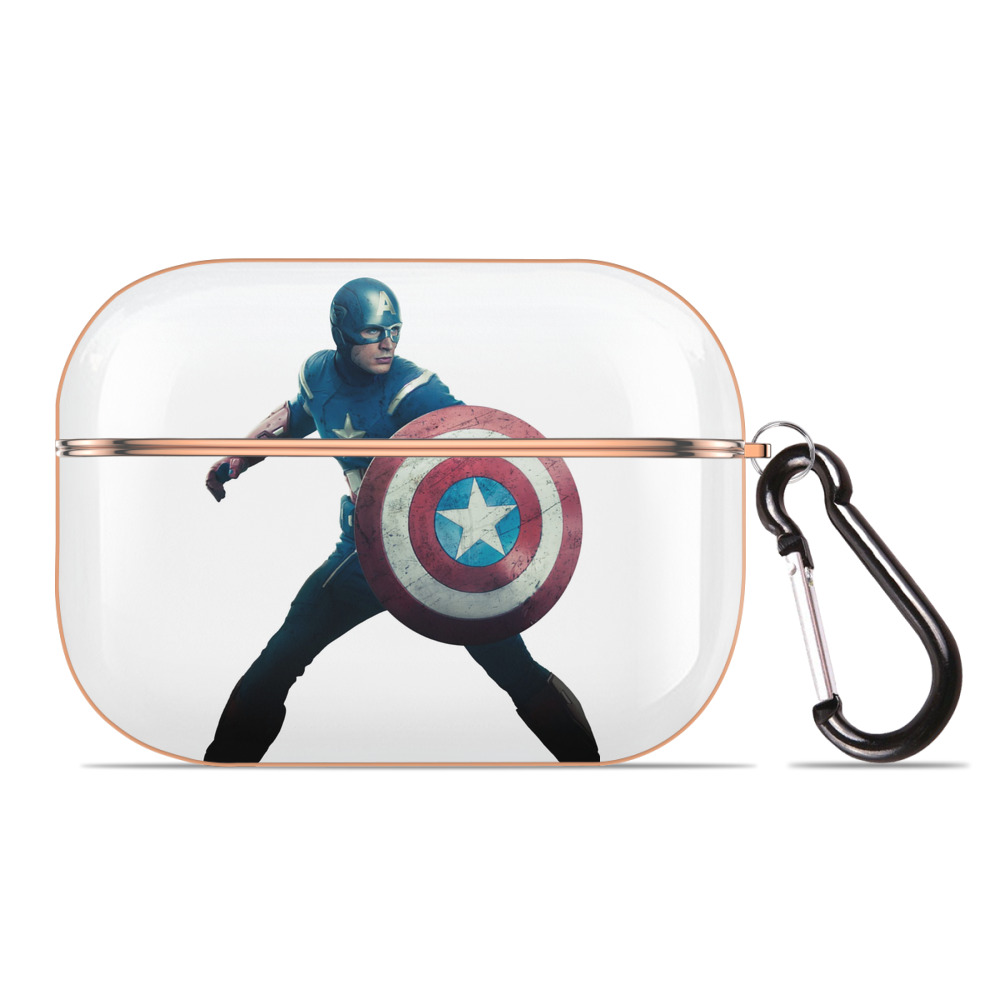（画像用） アベンジャーズ The Avengers 【AirPods Pro用】ハードシェル保護ケース｜耐衝撃・防指紋・カラビナ付き商品仕様