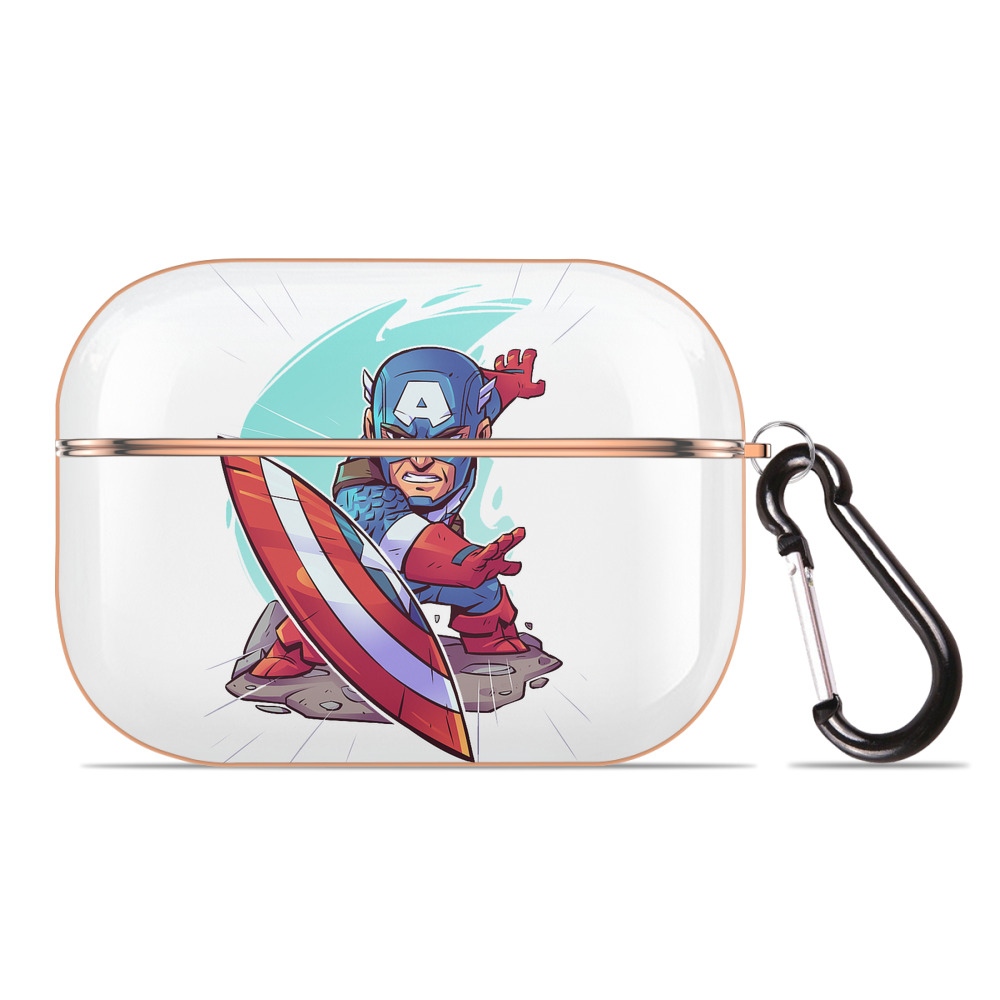 （画像用） アベンジャーズ The Avengers 【AirPods Pro用】ハードシェル保護ケース｜耐衝撃・防指紋・カラビナ付き商品仕様