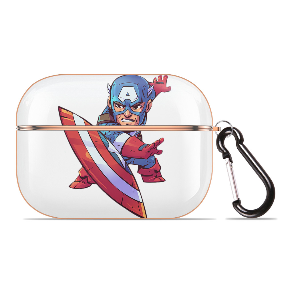 （画像用） アベンジャーズ The Avengers 【AirPods Pro用】ハードシェル保護ケース｜耐衝撃・防指紋・カラビナ付き商品仕様