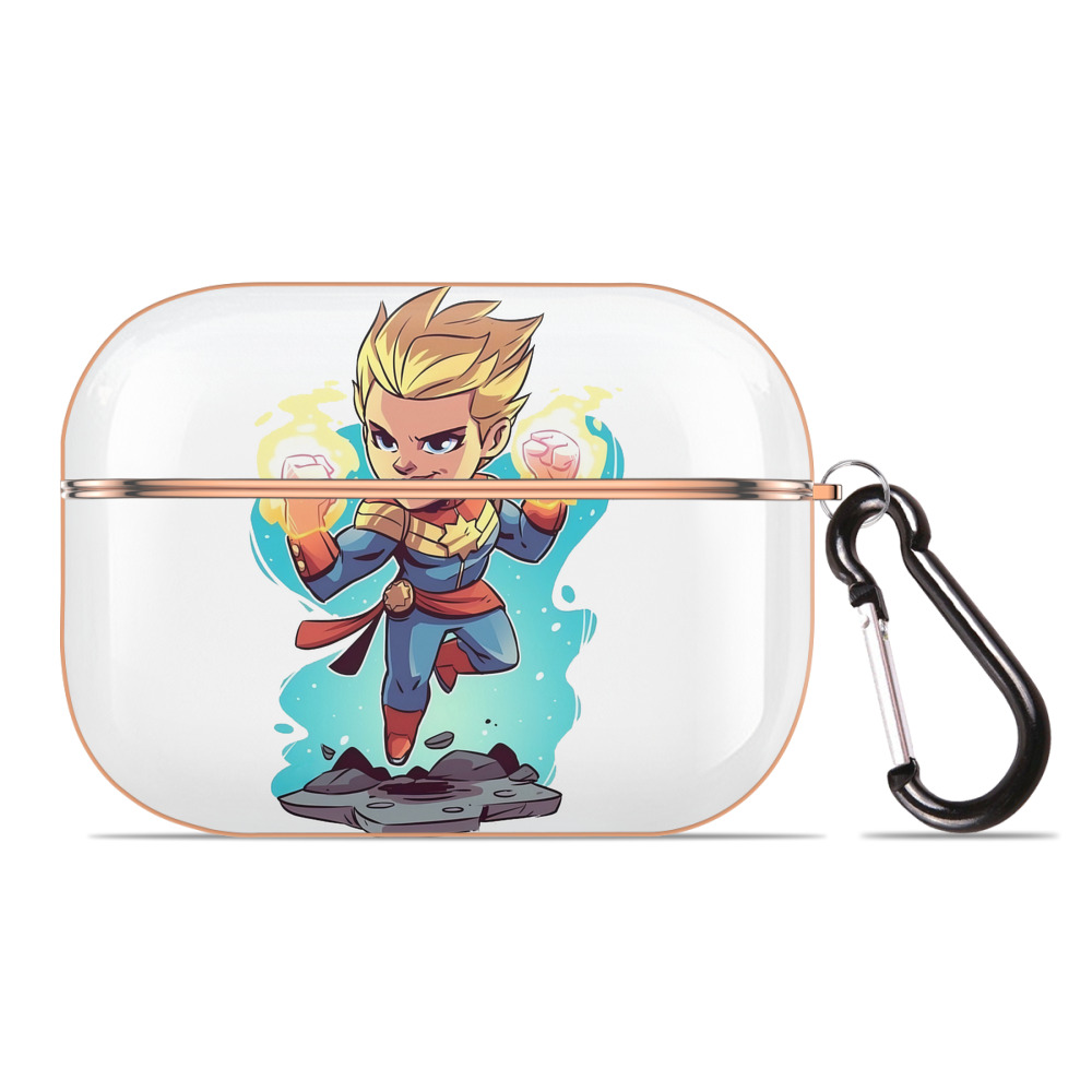 （画像用） アベンジャーズ The Avengers 【AirPods Pro用】ハードシェル保護ケース｜耐衝撃・防指紋・カラビナ付き商品仕様