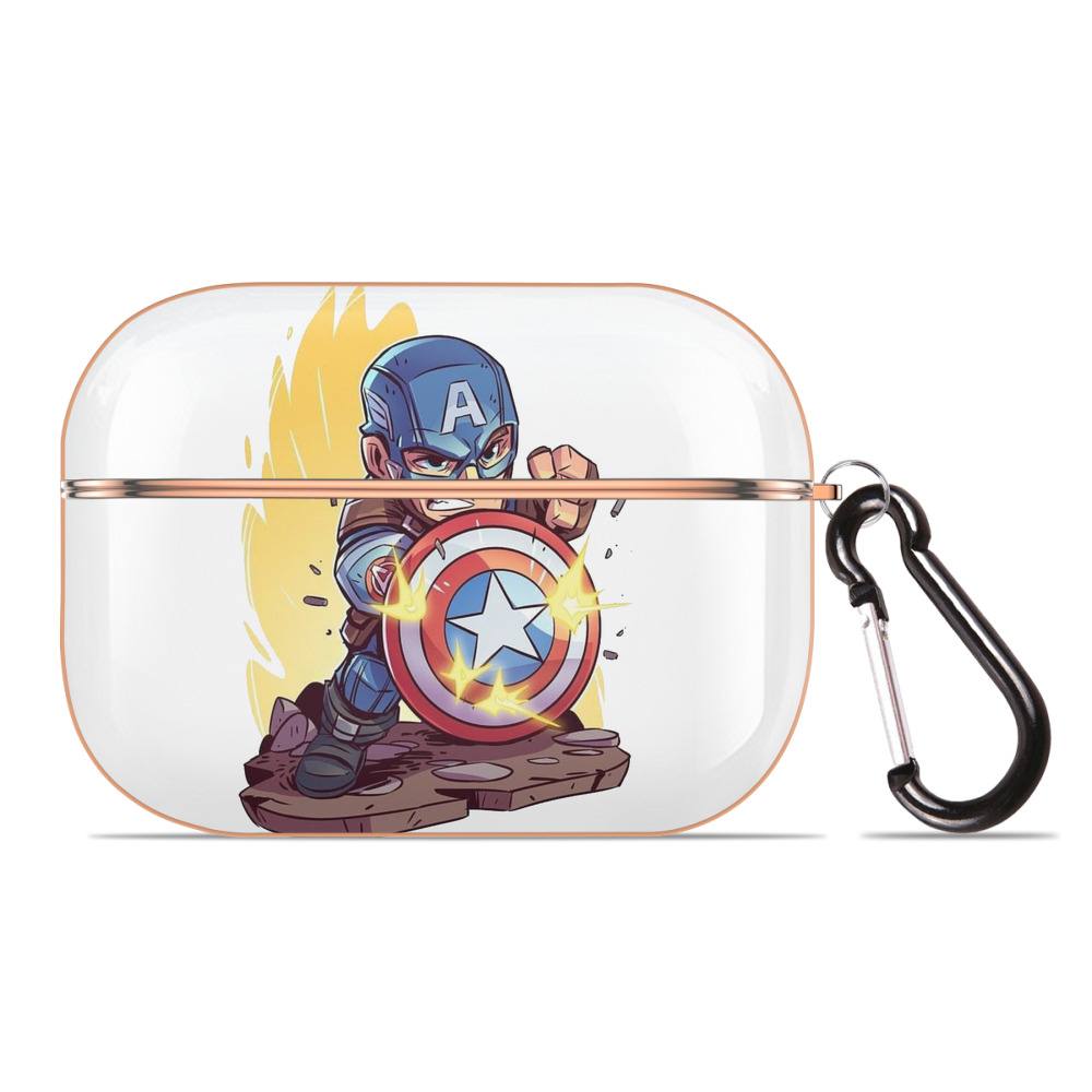 （画像用） アベンジャーズ The Avengers 【AirPods Pro用】ハードシェル保護ケース｜耐衝撃・防指紋・カラビナ付き商品仕様