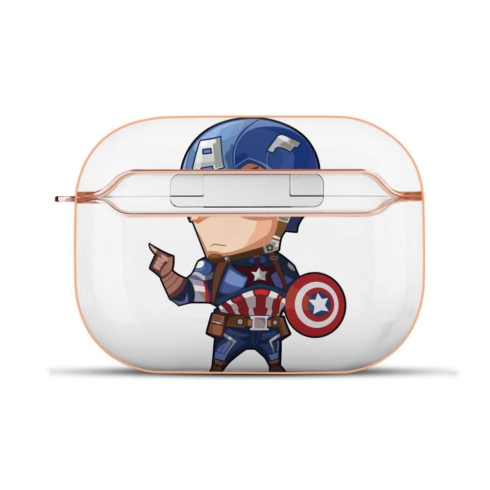 （画像用） アベンジャーズ The Avengers 【AirPods Pro用】ハードシェル保護ケース｜耐衝撃・防指紋・カラビナ付き商品仕様