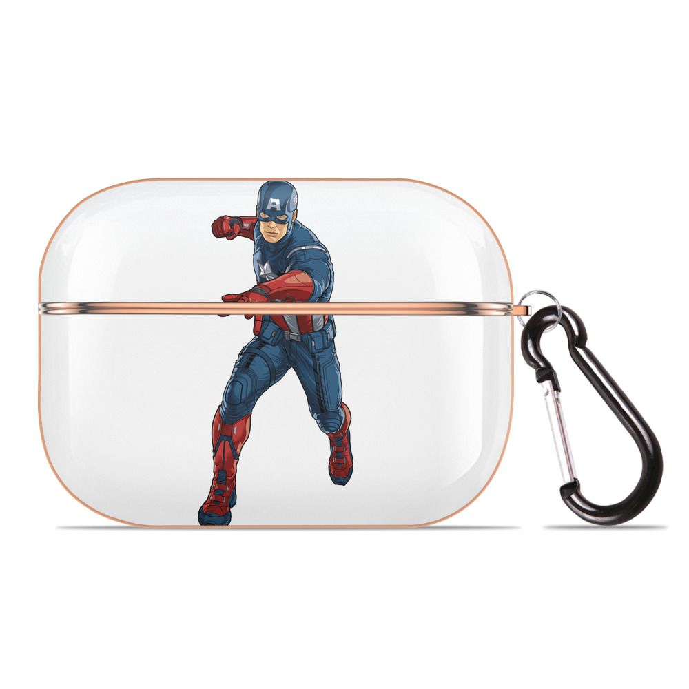 （画像用） アベンジャーズ The Avengers 【AirPods Pro用】ハードシェル保護ケース｜耐衝撃・防指紋・カラビナ付き商品仕様