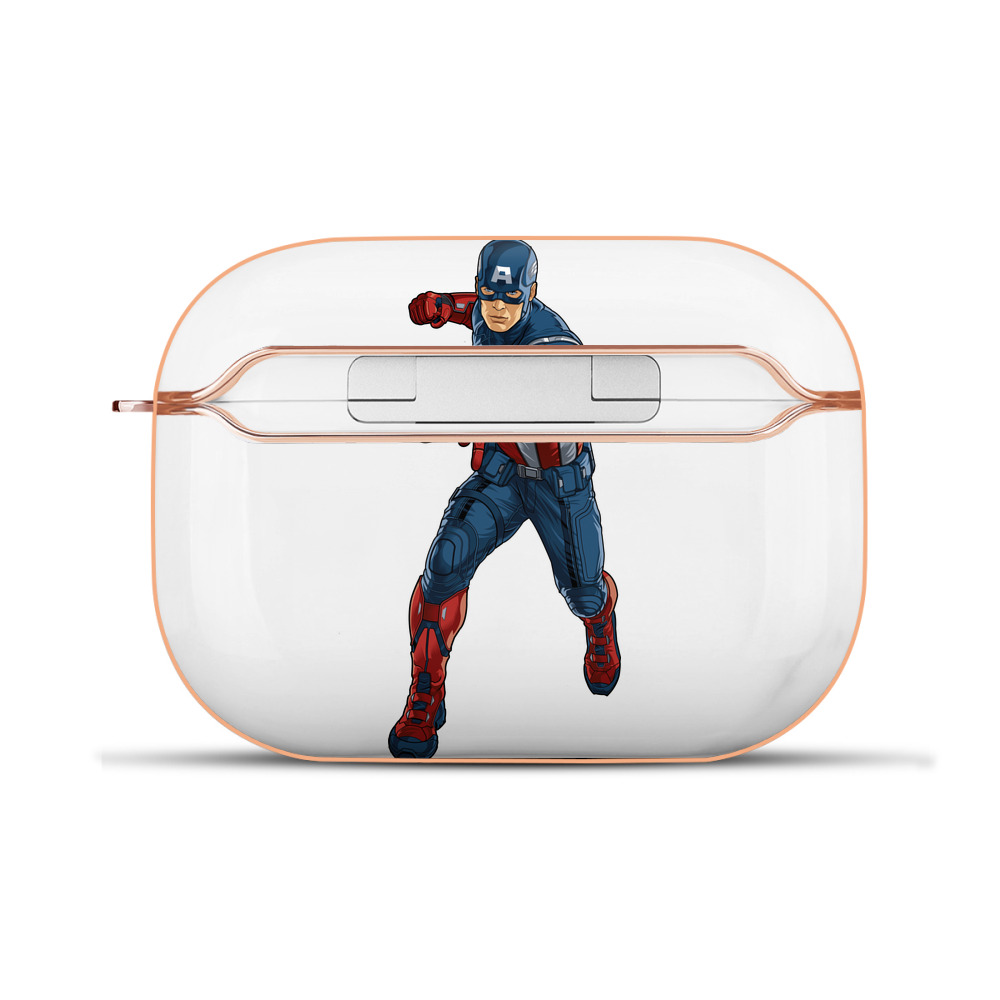 （画像用） アベンジャーズ The Avengers 【AirPods Pro用】ハードシェル保護ケース｜耐衝撃・防指紋・カラビナ付き商品仕様