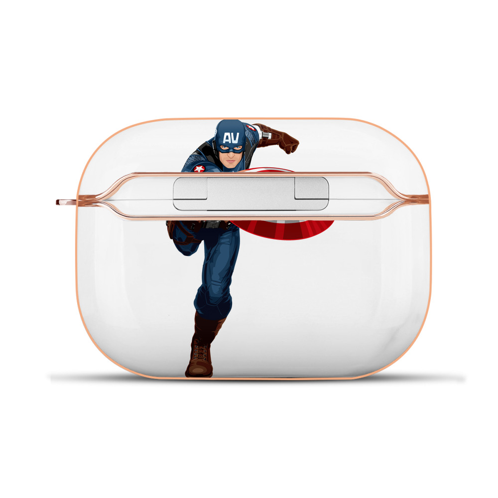 （画像用） アベンジャーズ The Avengers 【AirPods Pro用】ハードシェル保護ケース｜耐衝撃・防指紋・カラビナ付き商品仕様