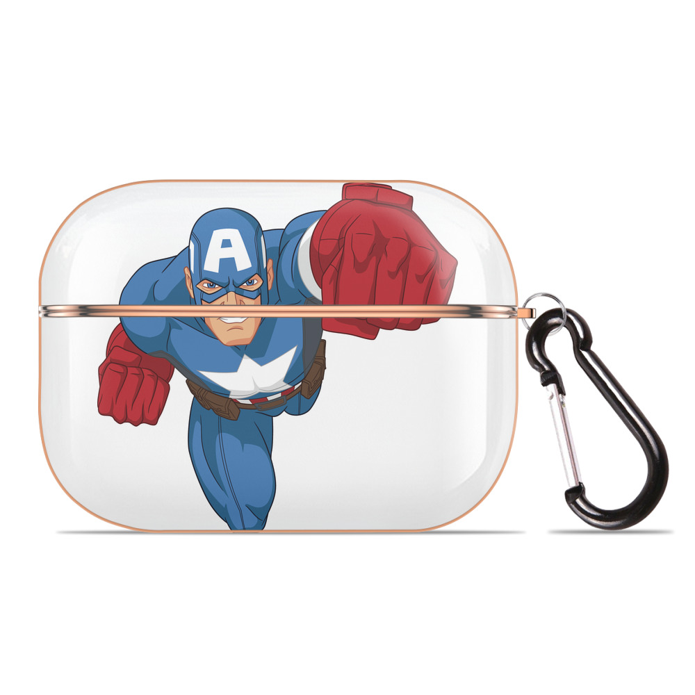 （画像用） アベンジャーズ The Avengers 【AirPods Pro用】ハードシェル保護ケース｜耐衝撃・防指紋・カラビナ付き商品仕様