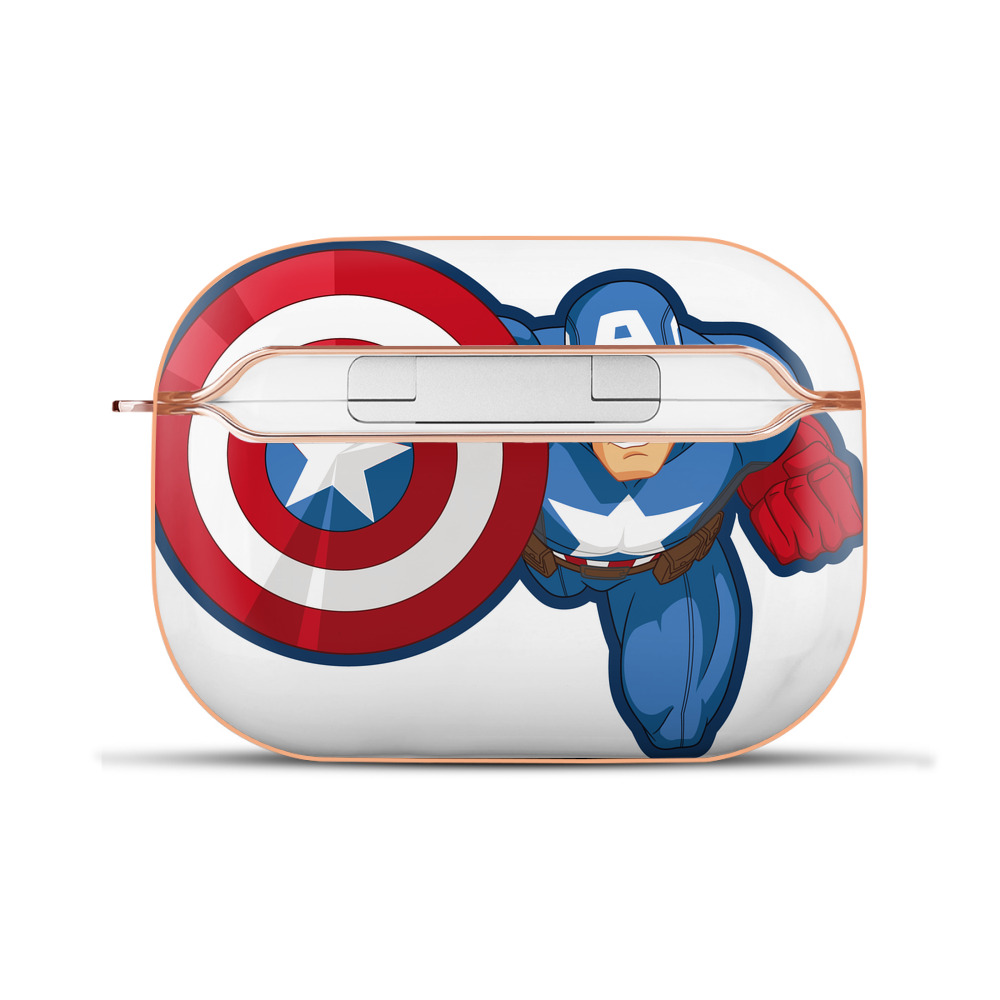（画像用） アベンジャーズ The Avengers 【AirPods Pro用】ハードシェル保護ケース｜耐衝撃・防指紋・カラビナ付き商品仕様