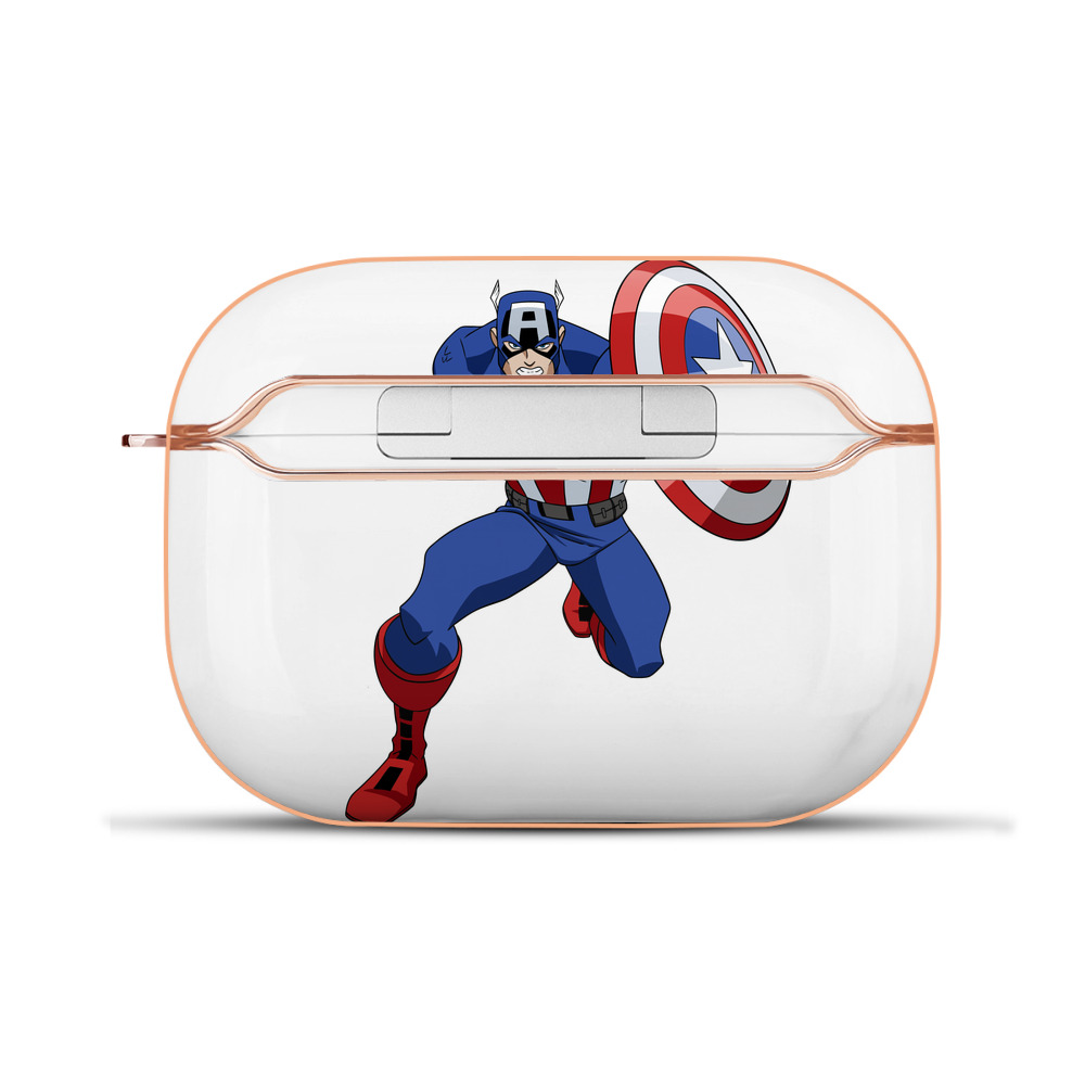 （画像用） アベンジャーズ The Avengers 【AirPods Pro用】ハードシェル保護ケース｜耐衝撃・防指紋・カラビナ付き商品仕様