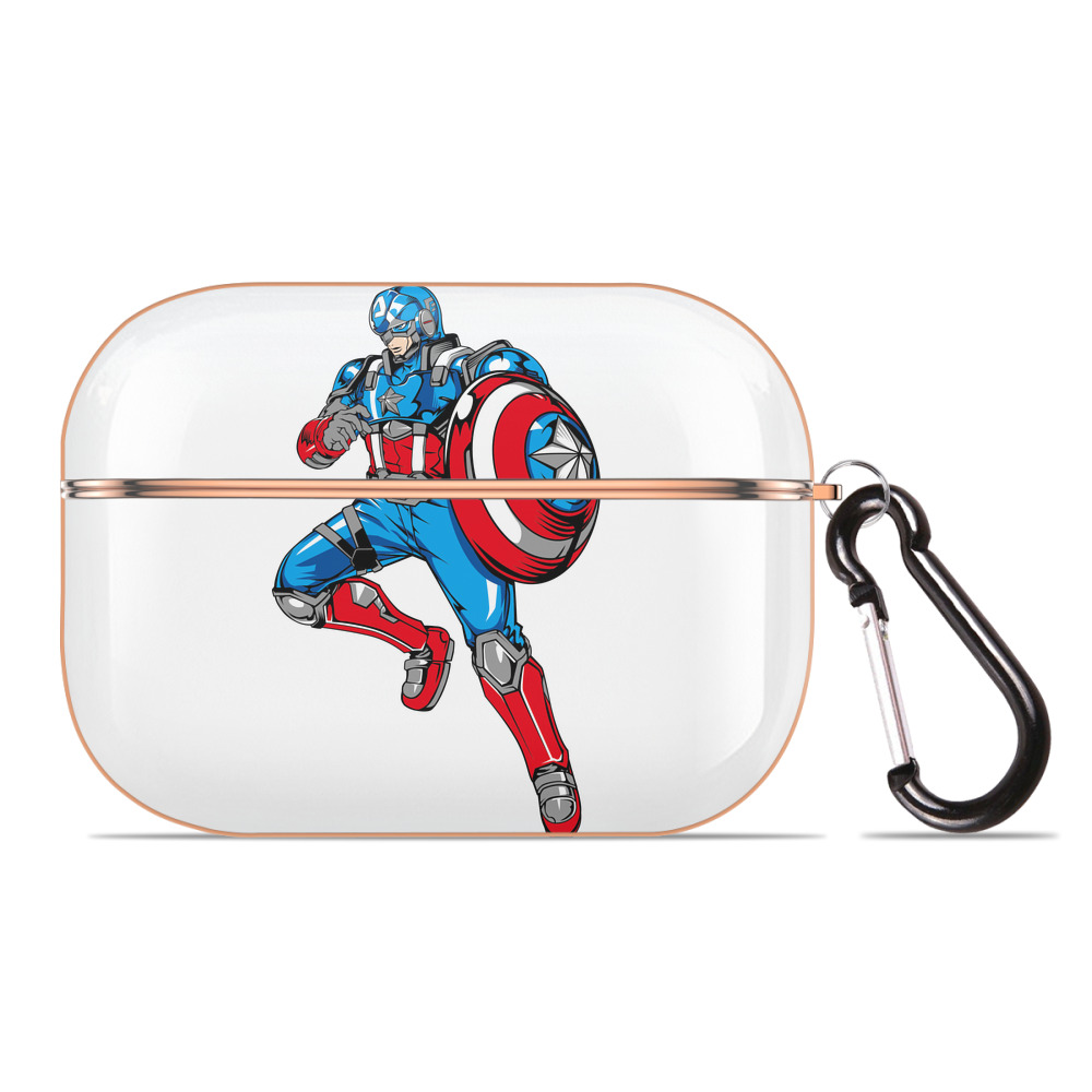 （画像用） アベンジャーズ The Avengers 【AirPods Pro用】ハードシェル保護ケース｜耐衝撃・防指紋・カラビナ付き商品仕様