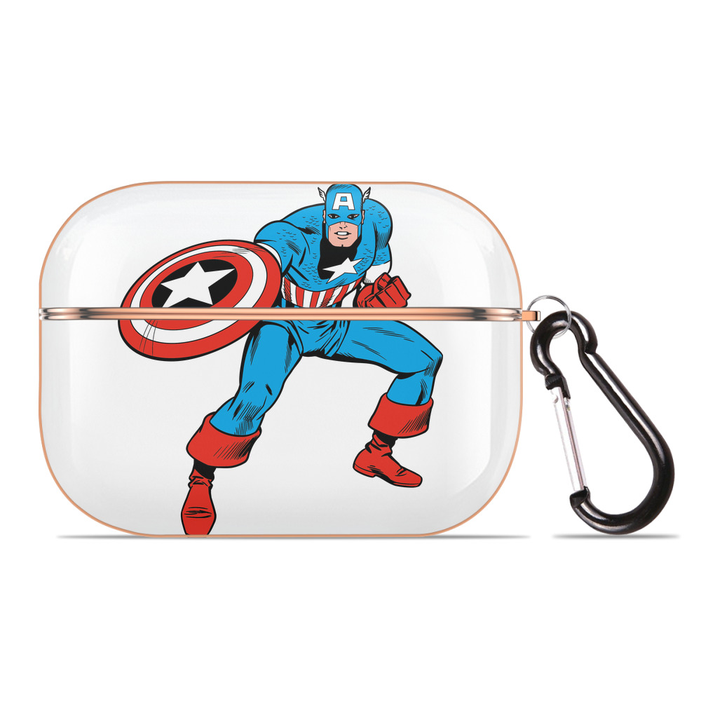 （画像用） アベンジャーズ The Avengers 【AirPods Pro用】ハードシェル保護ケース｜耐衝撃・防指紋・カラビナ付き商品仕様
