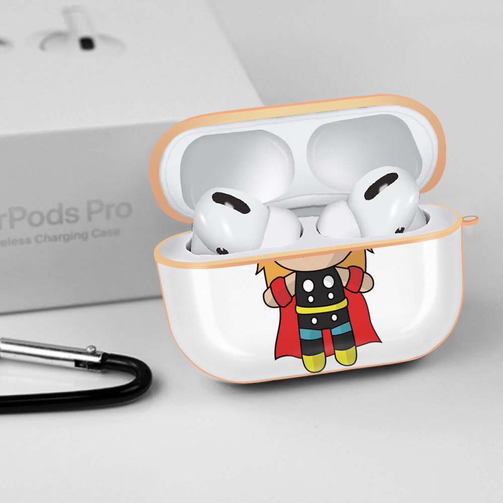 アベンジャーズ The Avengers 【AirPods Pro用】ハードシェル保護ケース｜耐衝撃・防指紋・カラビナ付き商品仕様