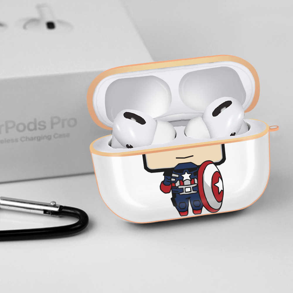 アベンジャーズ The Avengers 【AirPods Pro用】ハードシェル保護ケース｜耐衝撃・防指紋・カラビナ付き商品仕様