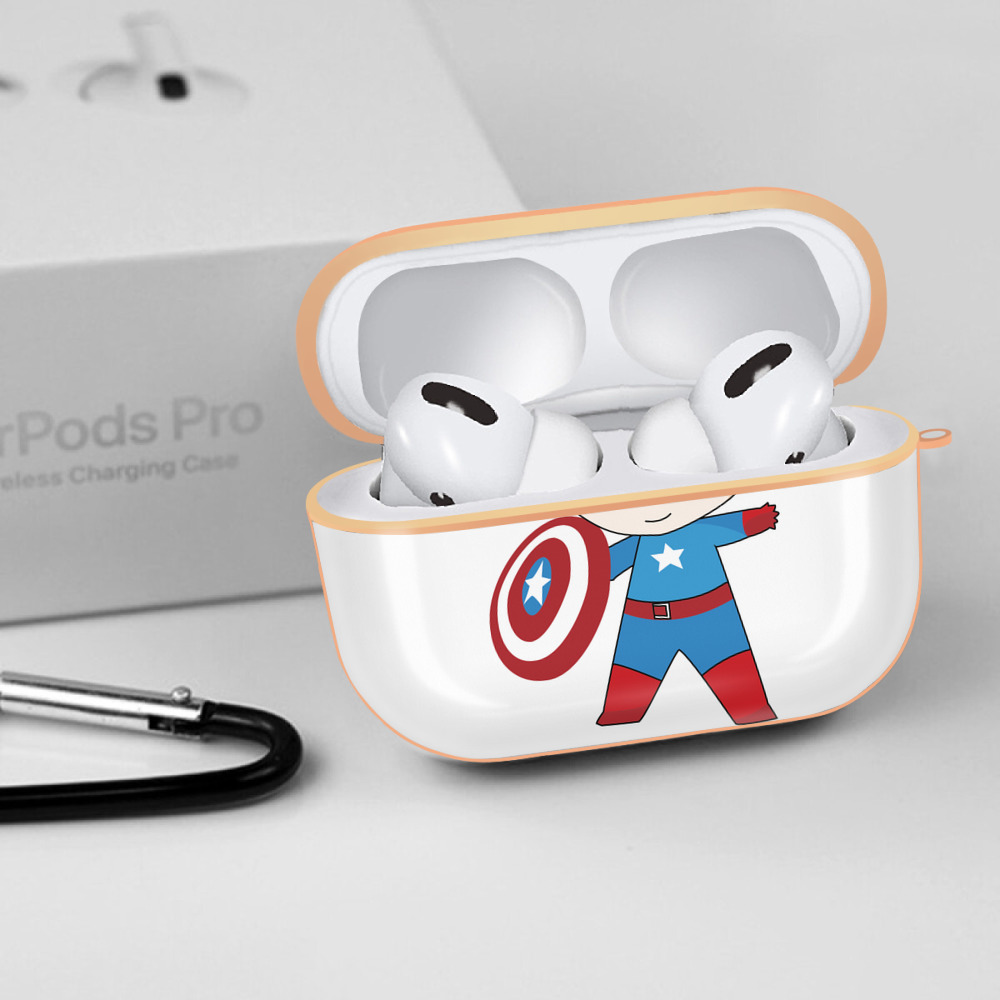アベンジャーズ The Avengers 【AirPods Pro用】ハードシェル保護ケース｜耐衝撃・防指紋・カラビナ付き商品仕様