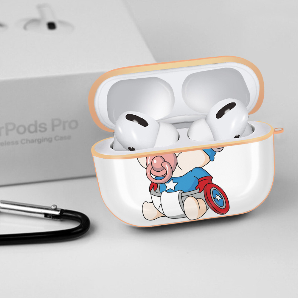 アベンジャーズ The Avengers 【AirPods Pro用】ハードシェル保護ケース｜耐衝撃・防指紋・カラビナ付き商品仕様