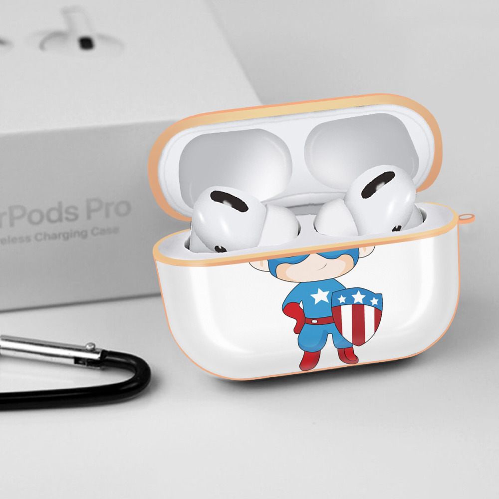 アベンジャーズ The Avengers 【AirPods Pro用】ハードシェル保護ケース｜耐衝撃・防指紋・カラビナ付き商品仕様