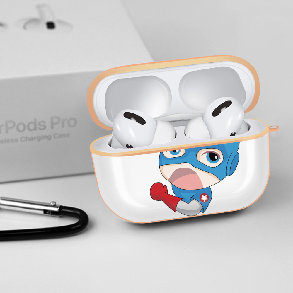 アベンジャーズ The Avengers 【AirPods Pro用】ハードシェル保護ケース｜耐衝撃・防指紋・カラビナ付き商品仕様