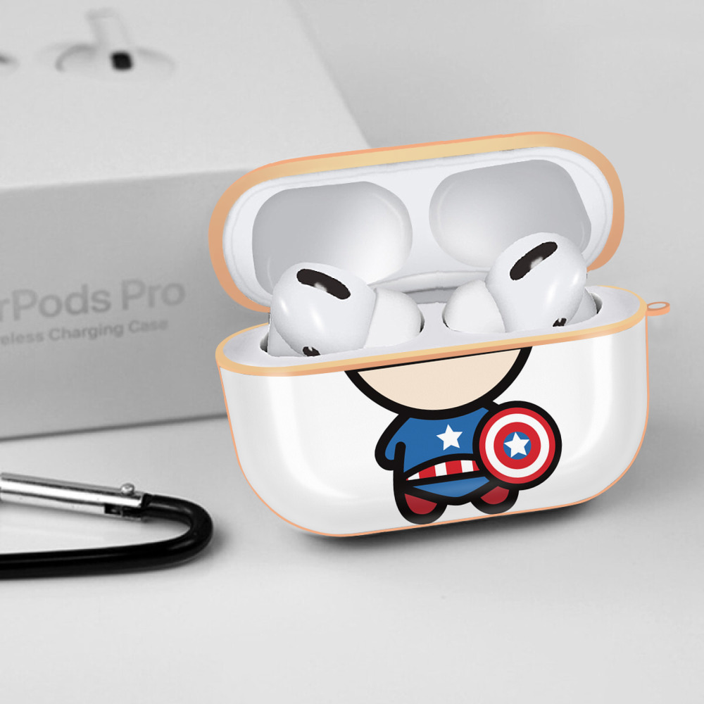 アベンジャーズ The Avengers 【AirPods Pro用】ハードシェル保護ケース｜耐衝撃・防指紋・カラビナ付き商品仕様