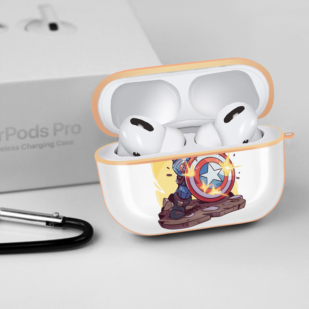 アベンジャーズ The Avengers 【AirPods Pro用】ハードシェル保護ケース｜耐衝撃・防指紋・カラビナ付き商品仕様