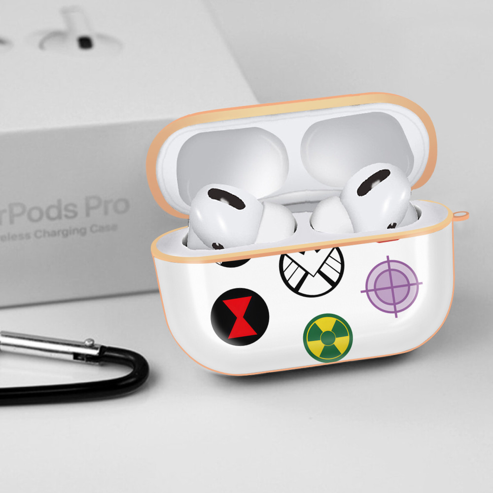 アベンジャーズ The Avengers 【AirPods Pro用】ハードシェル保護ケース｜耐衝撃・防指紋・カラビナ付き商品仕様