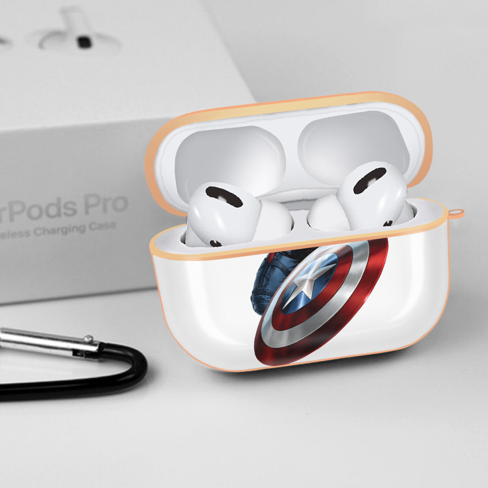 アベンジャーズ The Avengers 【AirPods Pro用】ハードシェル保護ケース｜耐衝撃・防指紋・カラビナ付き商品仕様