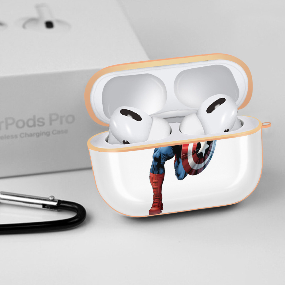 アベンジャーズ The Avengers 【AirPods Pro用】ハードシェル保護ケース｜耐衝撃・防指紋・カラビナ付き商品仕様