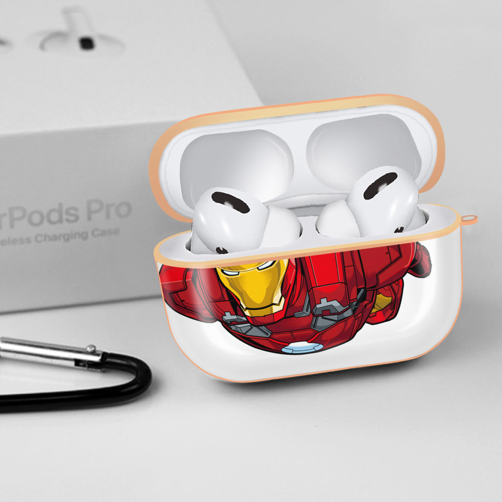 アベンジャーズ The Avengers 【AirPods Pro用】ハードシェル保護ケース｜耐衝撃・防指紋・カラビナ付き商品仕様