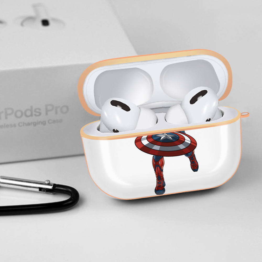 アベンジャーズ The Avengers 【AirPods Pro用】ハードシェル保護ケース｜耐衝撃・防指紋・カラビナ付き商品仕様
