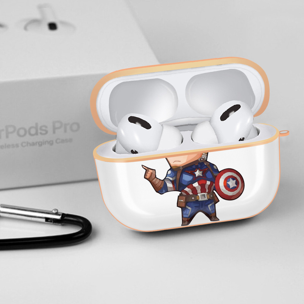 アベンジャーズ The Avengers 【AirPods Pro用】ハードシェル保護ケース｜耐衝撃・防指紋・カラビナ付き商品仕様