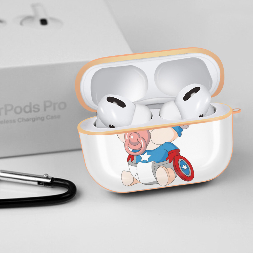 アベンジャーズ The Avengers 【AirPods Pro用】ハードシェル保護ケース｜耐衝撃・防指紋・カラビナ付き商品仕様
