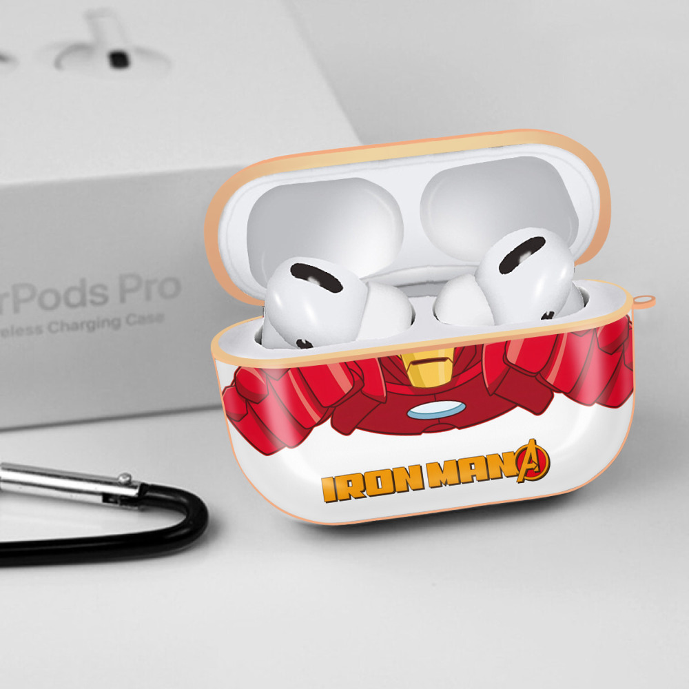 アベンジャーズ The Avengers 【AirPods Pro用】ハードシェル保護ケース｜耐衝撃・防指紋・カラビナ付き商品仕様
