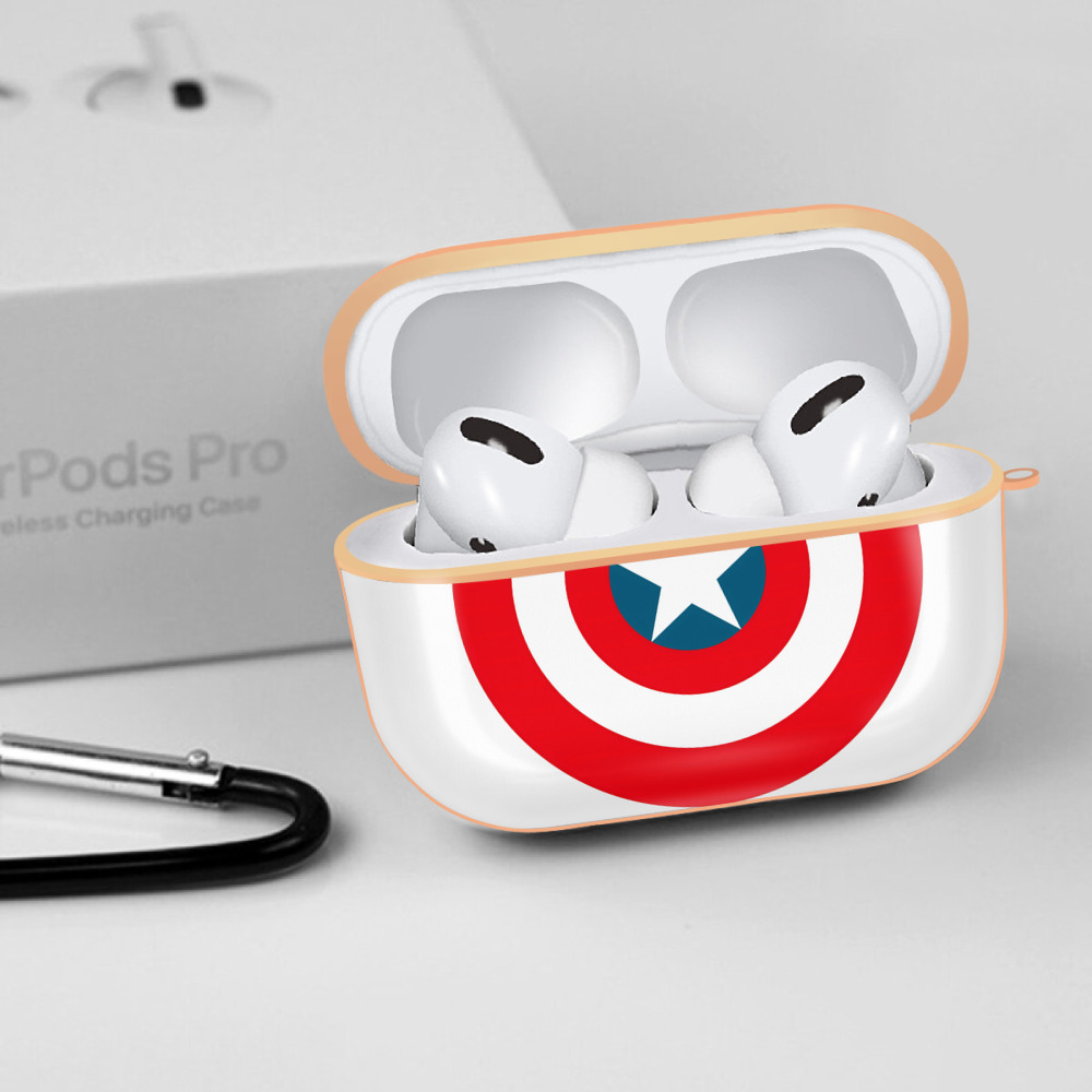 アベンジャーズ The Avengers 【AirPods Pro用】ハードシェル保護ケース｜耐衝撃・防指紋・カラビナ付き商品仕様