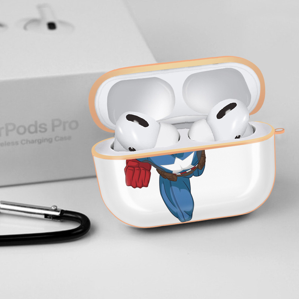 アベンジャーズ The Avengers 【AirPods Pro用】ハードシェル保護ケース｜耐衝撃・防指紋・カラビナ付き商品仕様