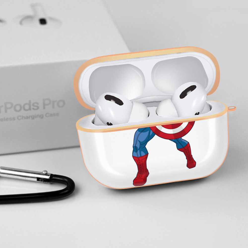 アベンジャーズ The Avengers 【AirPods Pro用】ハードシェル保護ケース｜耐衝撃・防指紋・カラビナ付き商品仕様