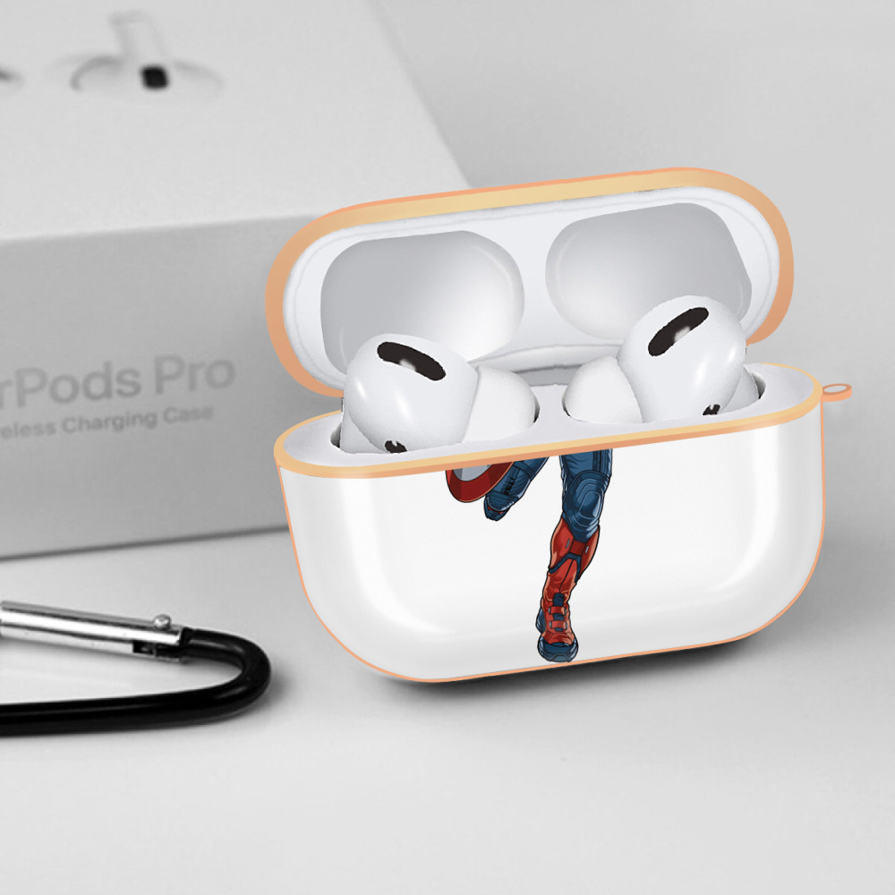 アベンジャーズ The Avengers 【AirPods Pro用】ハードシェル保護ケース｜耐衝撃・防指紋・カラビナ付き商品仕様