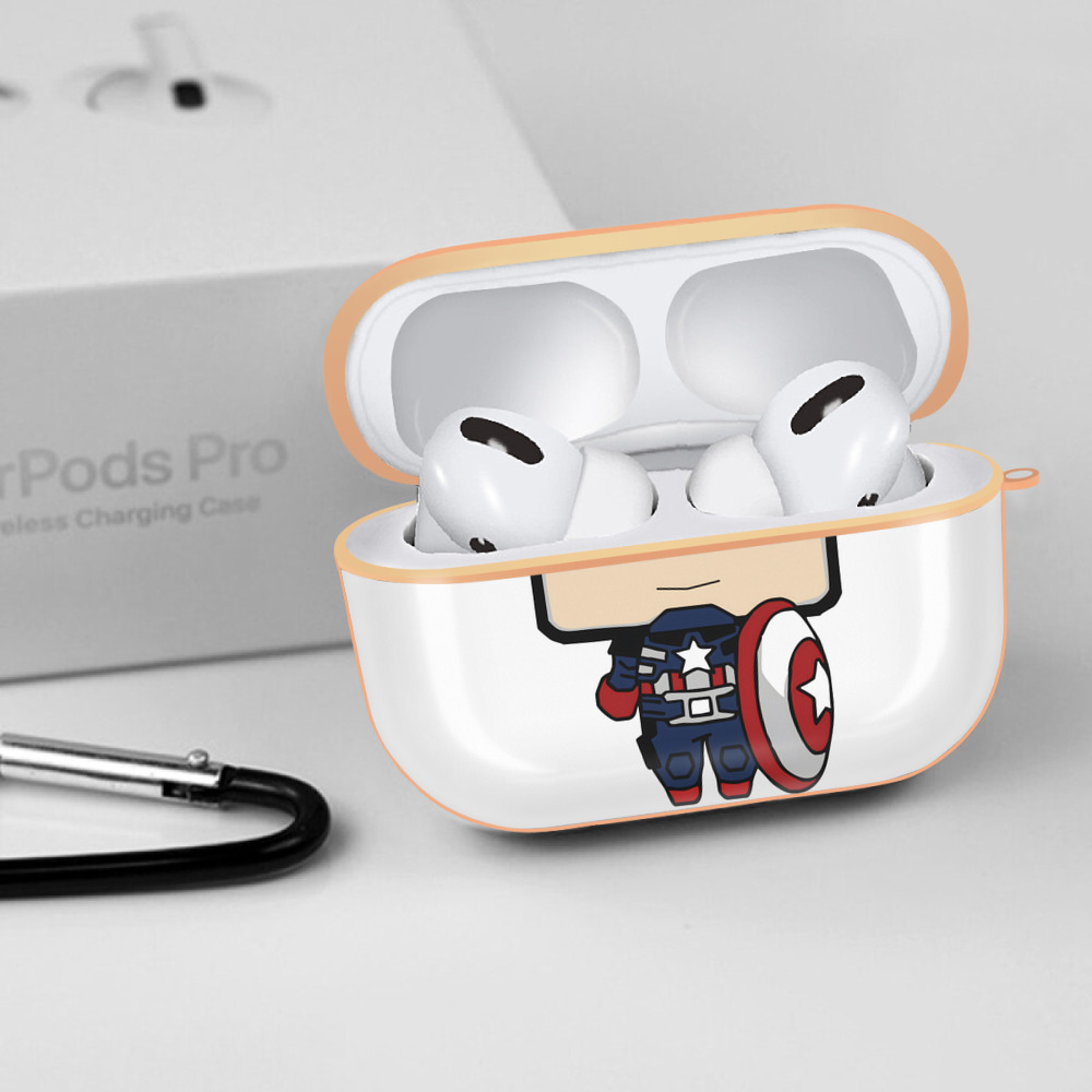 アベンジャーズ The Avengers 【AirPods Pro用】ハードシェル保護ケース｜耐衝撃・防指紋・カラビナ付き商品仕様